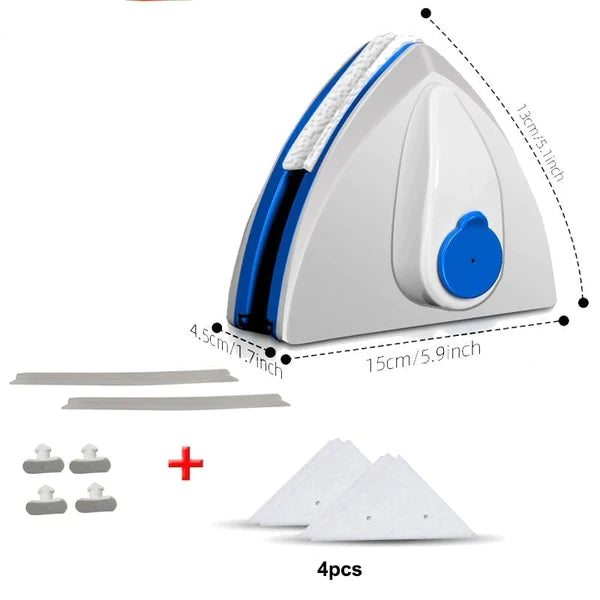 LIMPADOR DE JANELAS DE VIDRO MAGNÉTICO DUPLA FACE AGARRADINHO