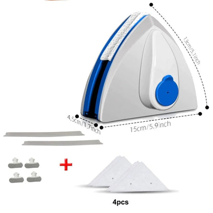 LIMPADOR DE JANELAS DE VIDRO MAGNÉTICO DUPLA FACE AGARRADINHO